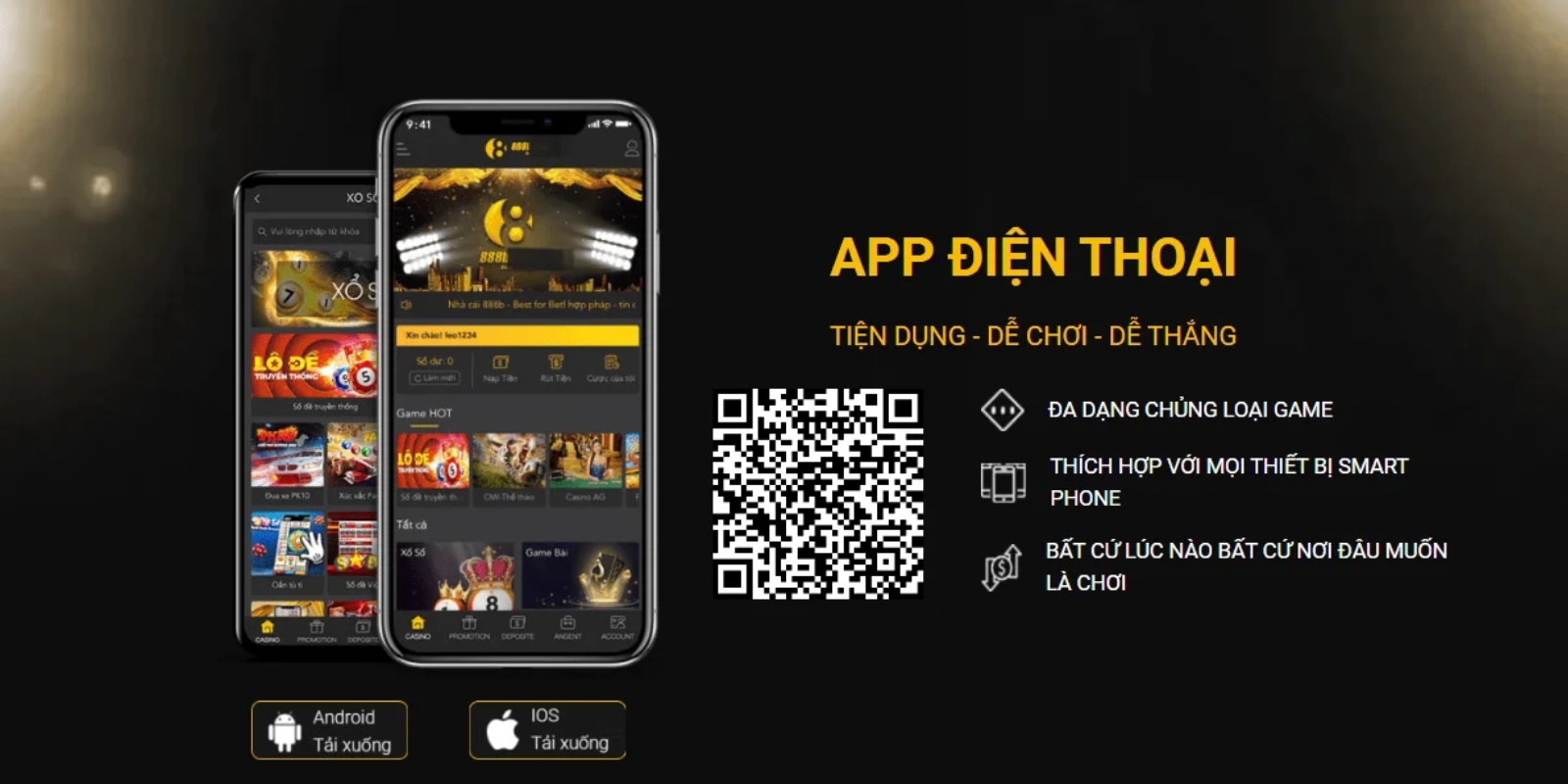 Câu hỏi thường gặp khi tải ứng dụng 888B