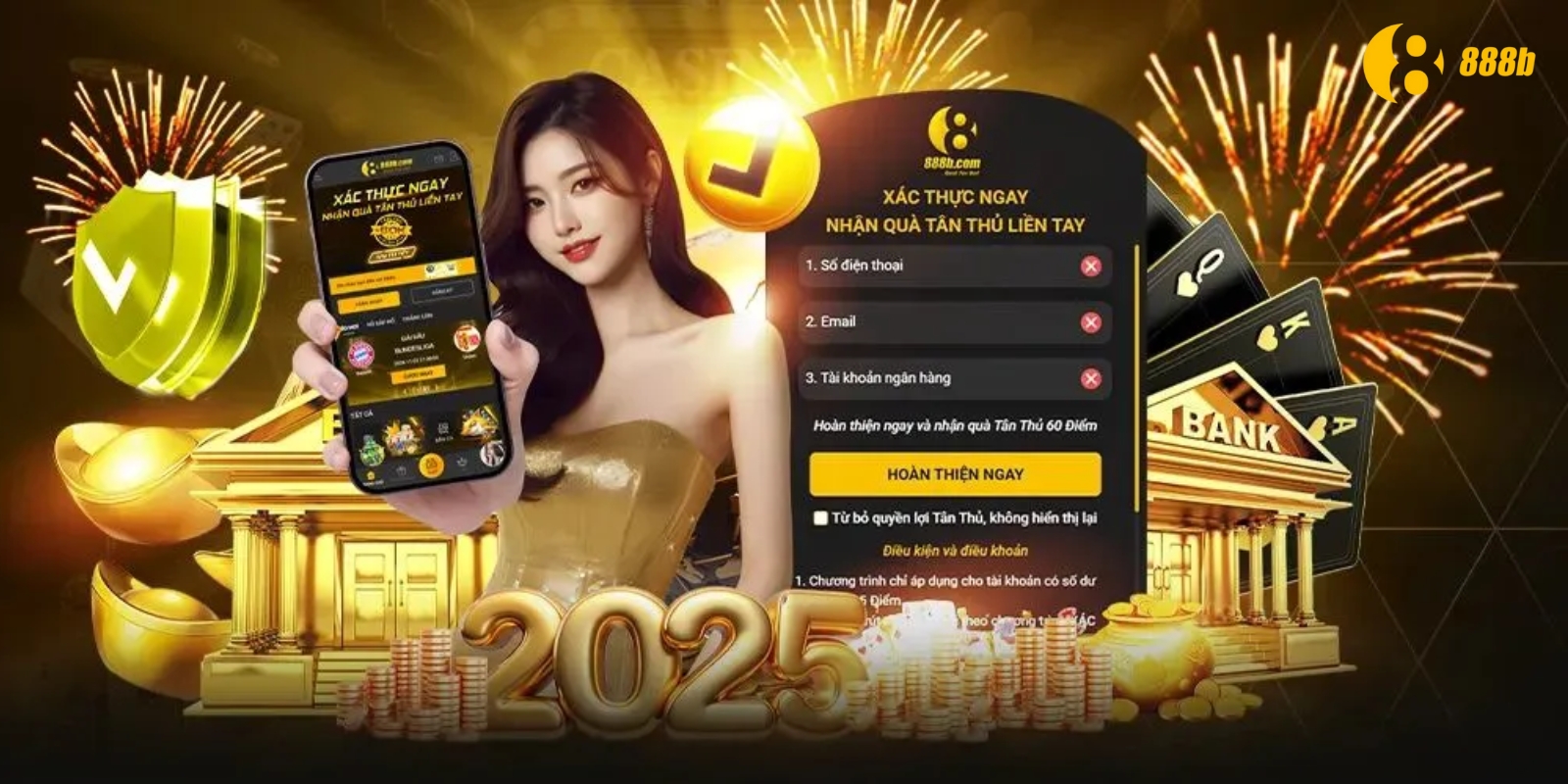 Quy trình đăng nhập vào tài khoản 888B sau khi đã khởi tạo xong tài khoản