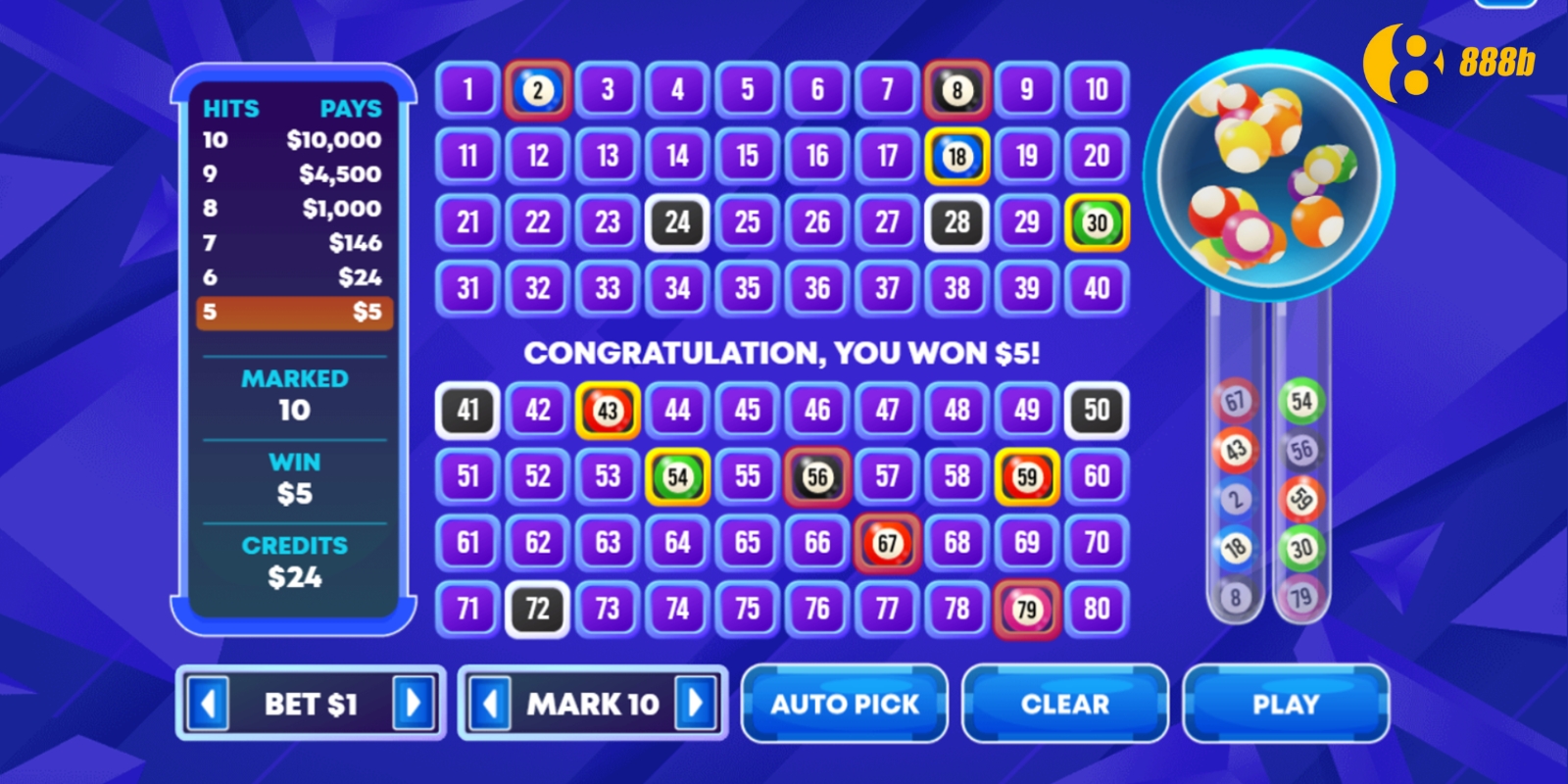 Giới thiệu tổng quan về Keno 888B Giới thiệu tổng quan về Keno 888B