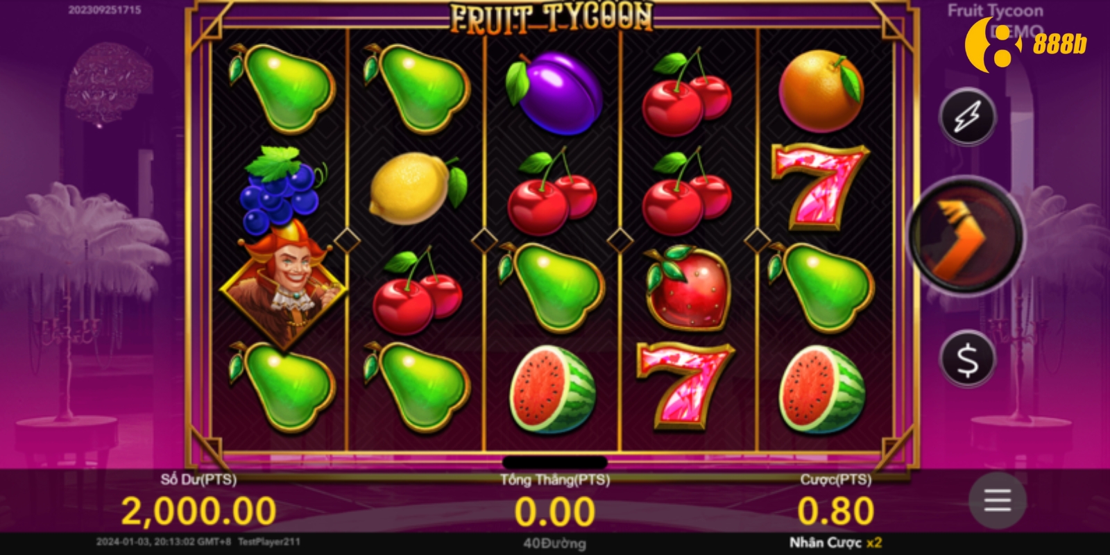 Một số quy luật cần biết khi chơi xèng hoa quả 888B Một số quy luật cần biết khi chơi xèng hoa quả 888B