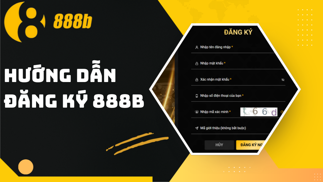 Hướng dẫn chi tiết cách đăng ký 888B cho người mới
