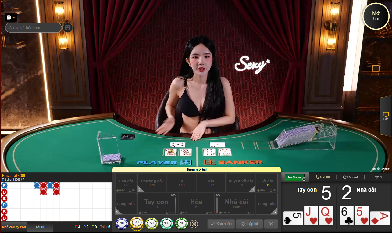 Các loại cầu trong Baccarat và cách nhận diện