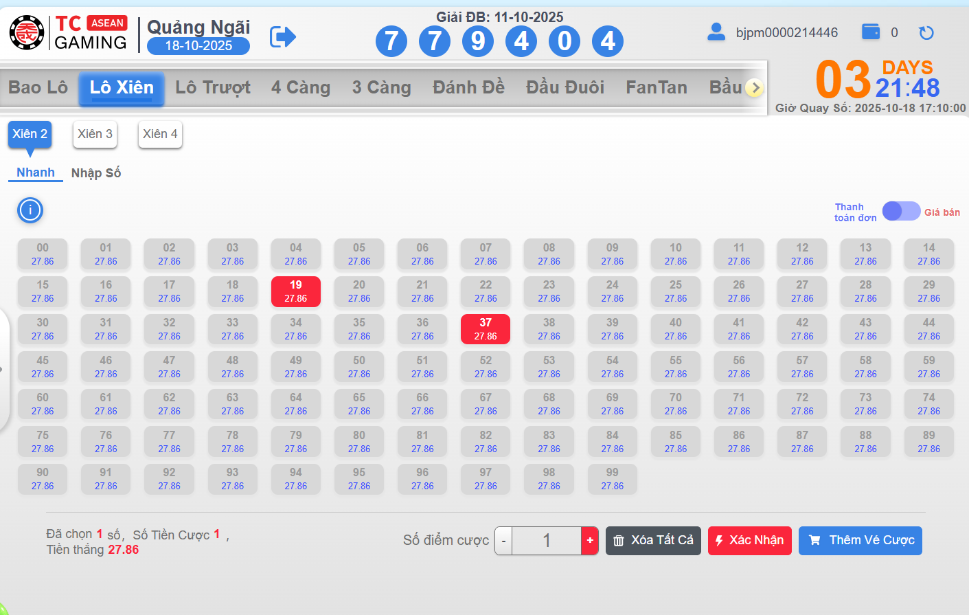 Lưu ý quan trọng khi chơi xổ số miền Trung 888B