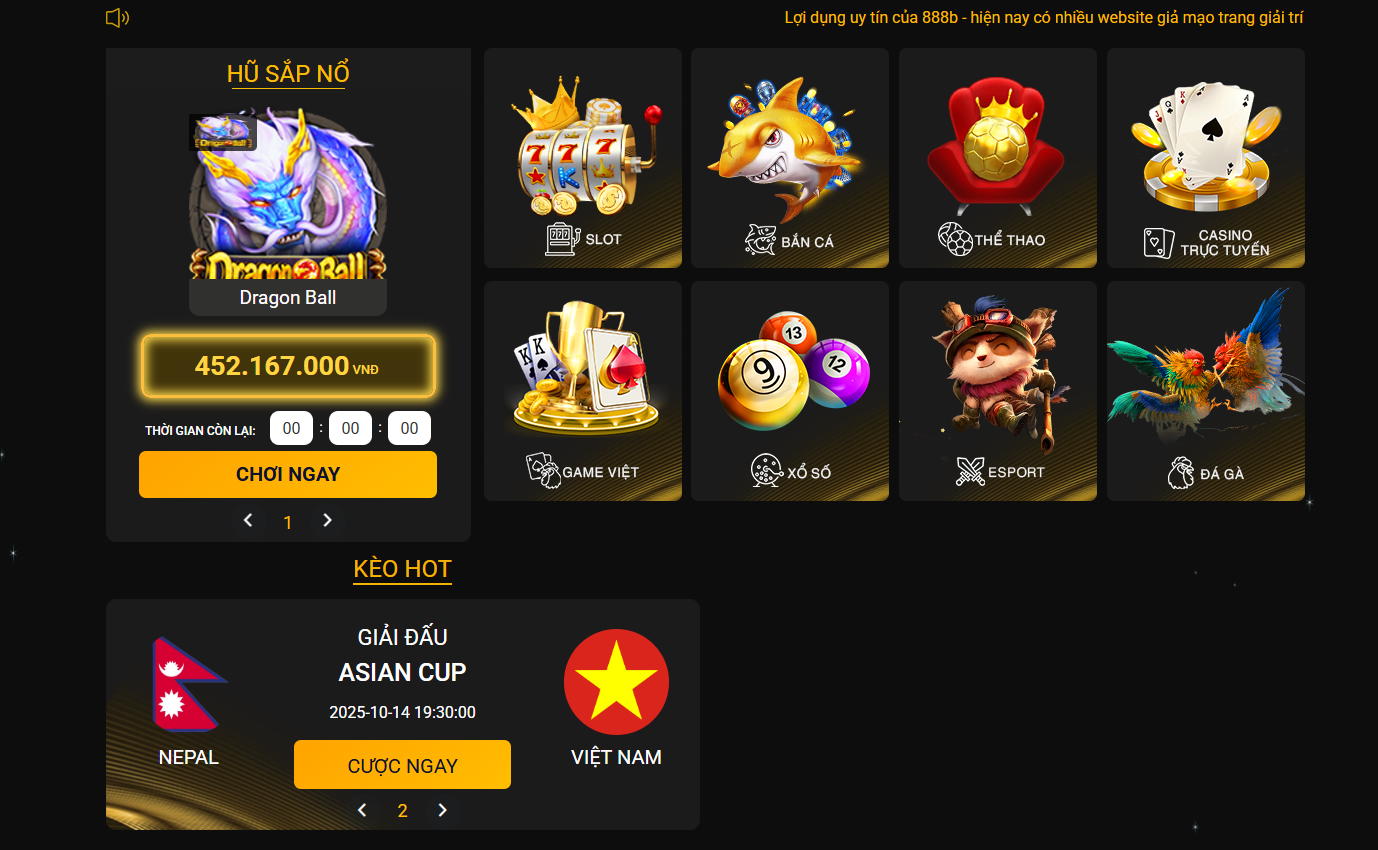 Tổng quan về nhà cái 888B